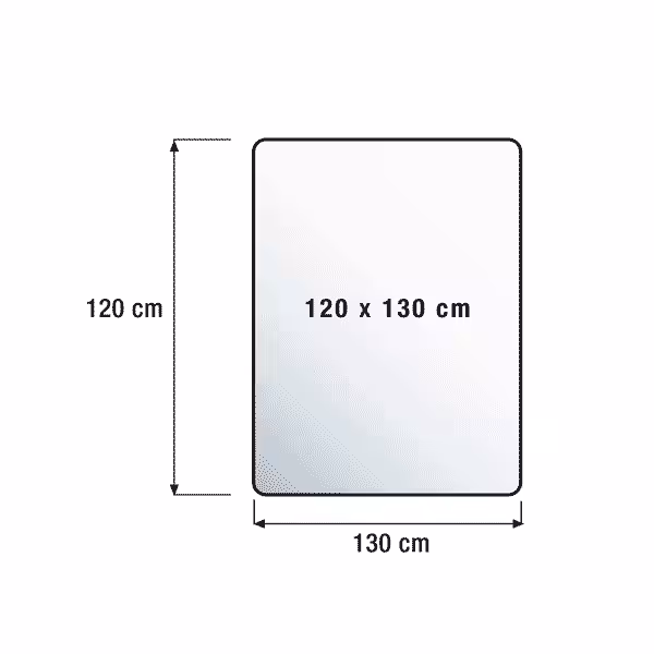 120-x-130-Rectangular-Diagram.png Chair Mat Eco Rectangular