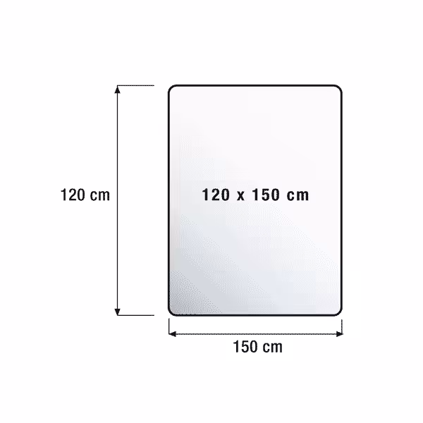 120-x-150-Rectangular-Diagram.png Chair Mat Eco Rectangular