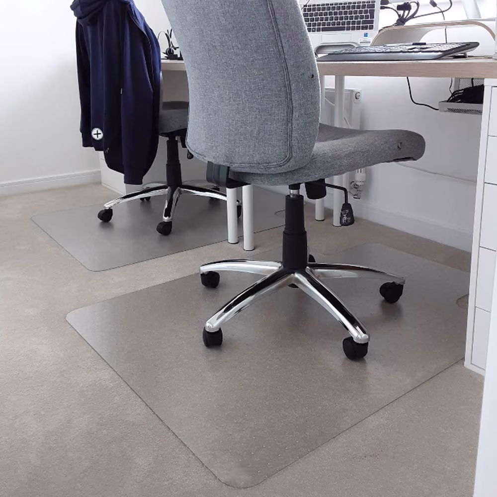 CMPL Polycarbonate Lipped Chair Mat Office