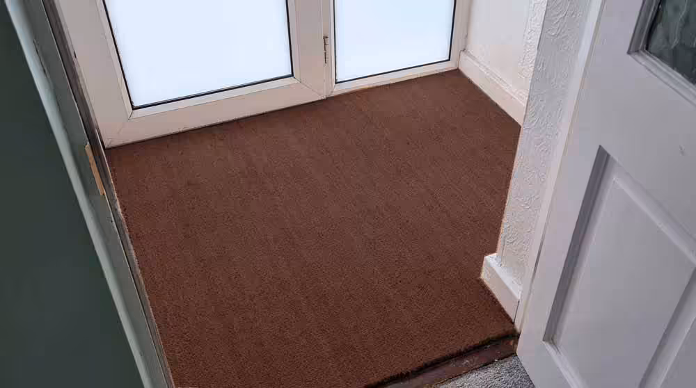 Premium Coir Roll Matting - Dark Brown 2 PCR Front Porch Dark Brown