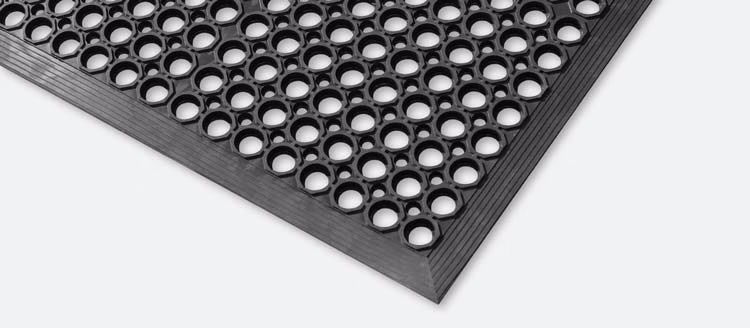Rubber Ramp Mat Close Up