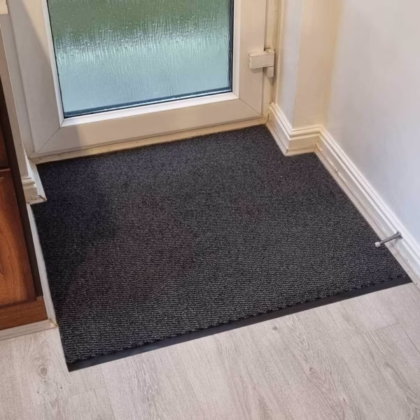 Velour Vinyl Black Steel Cut to fit