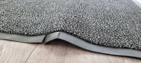 How to Stop Your Mat from Curling 2 PVC Vinyl Mat with Cracked and Rippled Edge