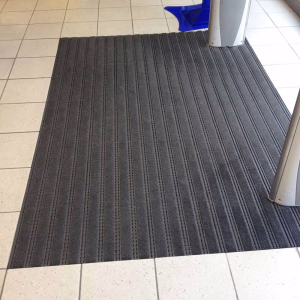 Premier Track Fitted in Retail Entrance Well