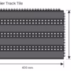 PT-PremierTrack-Single-Tile-illustration Premier Track Matting Tile Dimensions