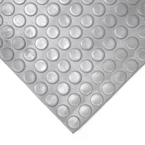 PDRR-Grey Penny Dot Rubber Roll Matting Grey