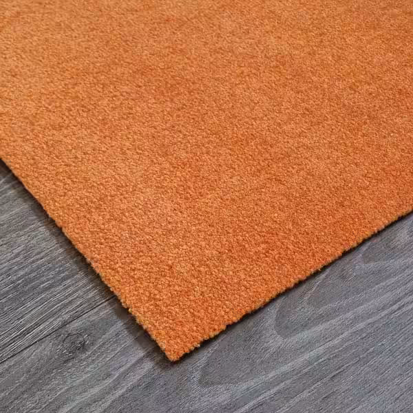 UCA-127-Orange-No-Border-Corner Unicolour Any Colour Mat Orange No Border Corner