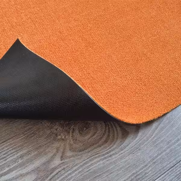 UCA-127-Orange-No-Border-Smooth-Back-Corner Unicolour Any Colour Mat Orange No Border Smooth Back Corner
