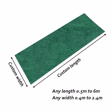 Unicolour Any Colour Mats Maximum Sizes
