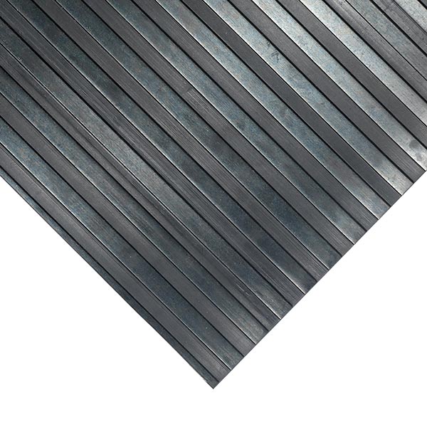 Wide Rib Rubber Roll Matting - Custom Length: 120cm x Linear Centimetre, 3mm