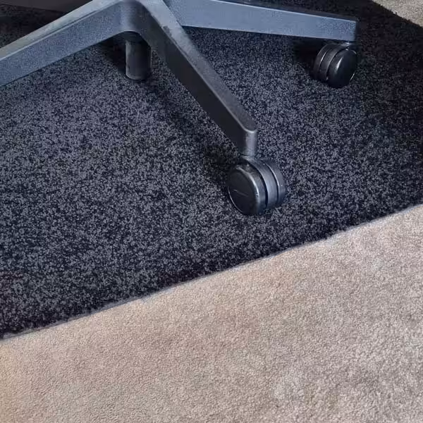 SHCM-Chair-Mat-Black-on-Carpet2 Shades Eco Chair Mat, Black, No Border on Carpet