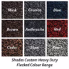 Shades Custom Heavy Duty Flecked Swatches