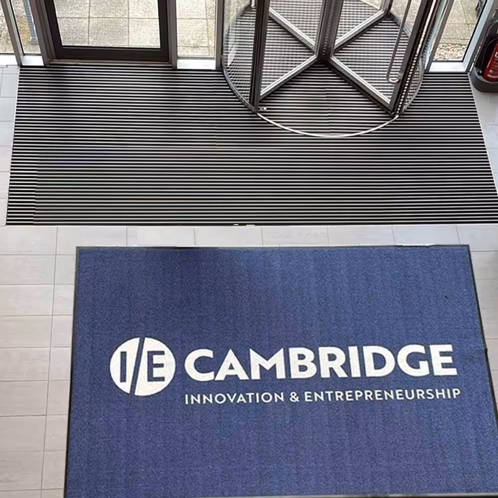 Kaleidoscope All Weather Logo Mats 1 Kaleidoscope All Weather Logo Mat IE Cambridge