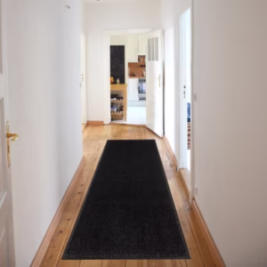 Absorb Microfibre Heavy Duty Mat Runners Fossil Grey Hallway