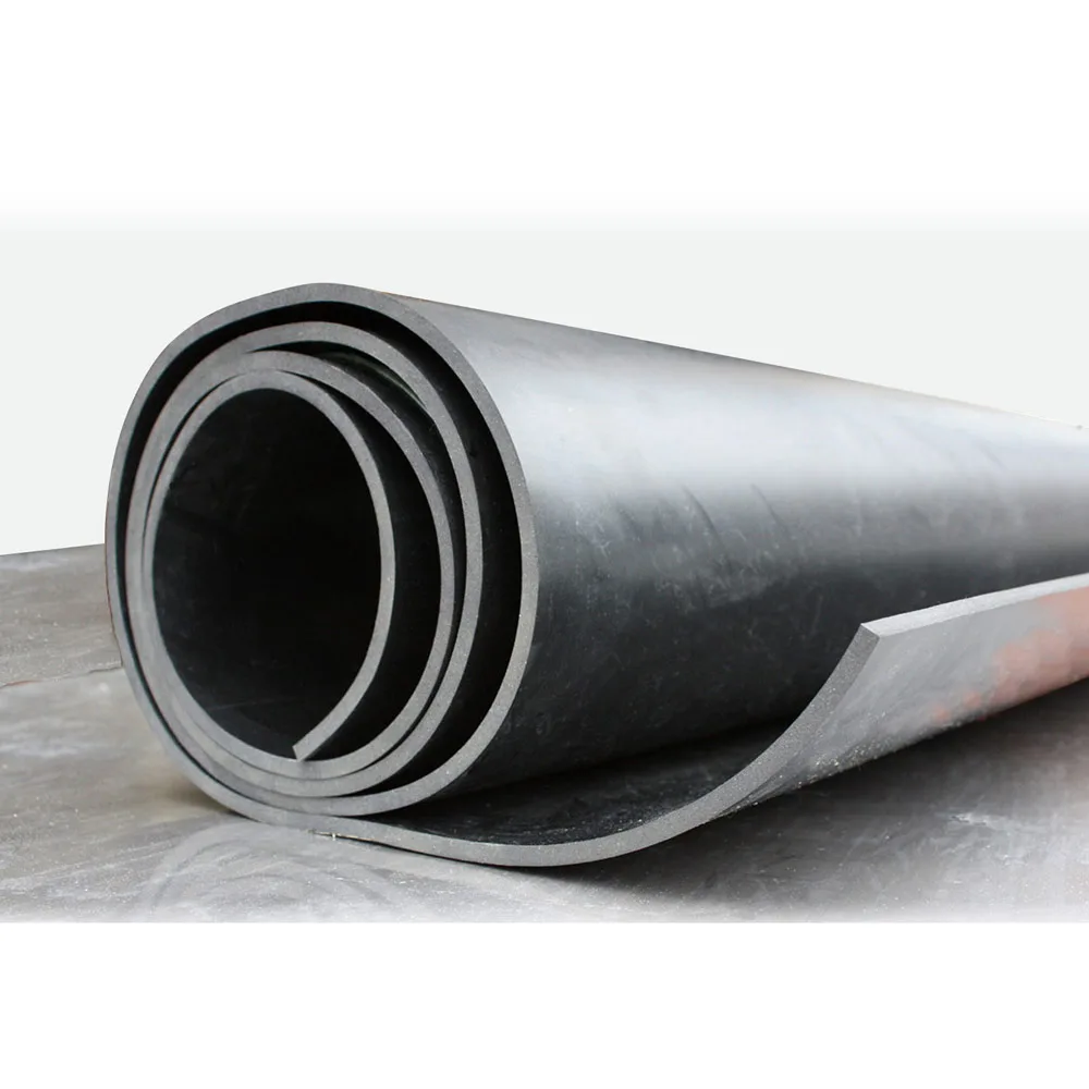 Plate Finish Rubber Roll Matting - Custom Length: 140cm x Linear Centimetre, 3mm
