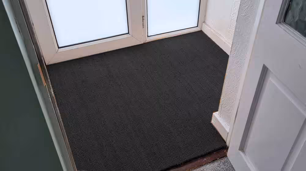 Premium Coir Roll Matting - Black 2 PCR Front Porch Black