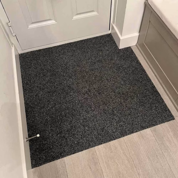 Synthetic Coir Roll Grey Colour in Matwell Customer Photo