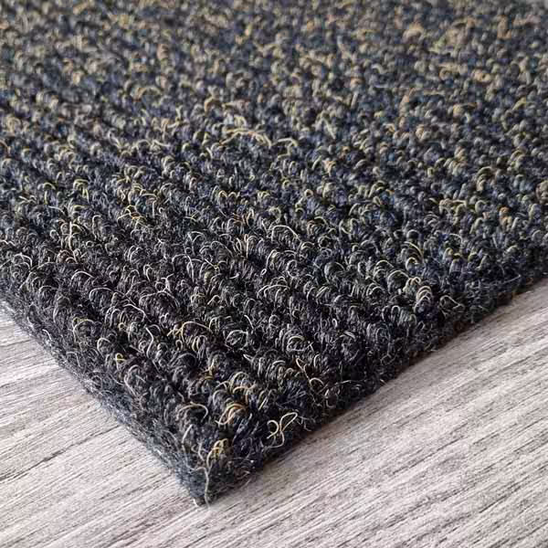 Ribbed Synthetic Coir Roll Matting 13mm Depth 7 RSCR Ribbed Synthetic Coir Roll Black Bronze