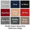 Shades Custom Heavy Duty Solid Swatches