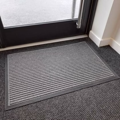 indoor door mat in caravan