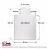 Chair Mat PVC Lipped TrYlok Size