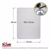 Chair Mat PVC Rectangular TrYlok 116x150