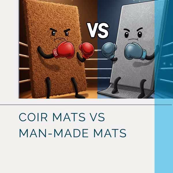 Coir Matting vs Man Made Mats