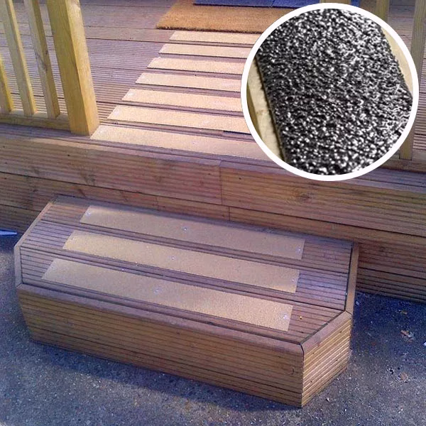 How to Keep Decking Safe in Winter: Your Complete Guide to Preventing Slips and Falls 3 decking strips on stairs