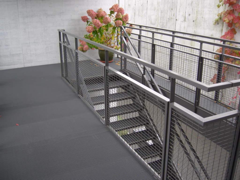 decking mat on stairs