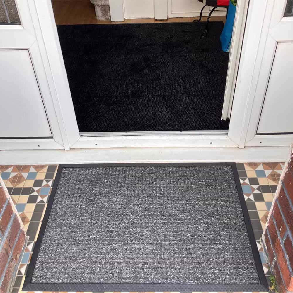 Aqua Barrier Mat in Covered Outside Porch