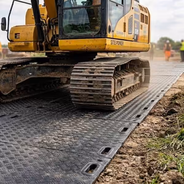 GroundShield MaxLoad 100 Ground Protection Mat Construction Site Digger Trackway