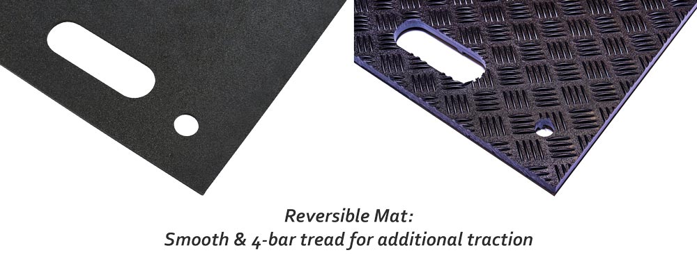 GroundShield Access 35 Ground Protection Mat 2 GroundShield Access 35 Ground Protection Mat Reversible Traction