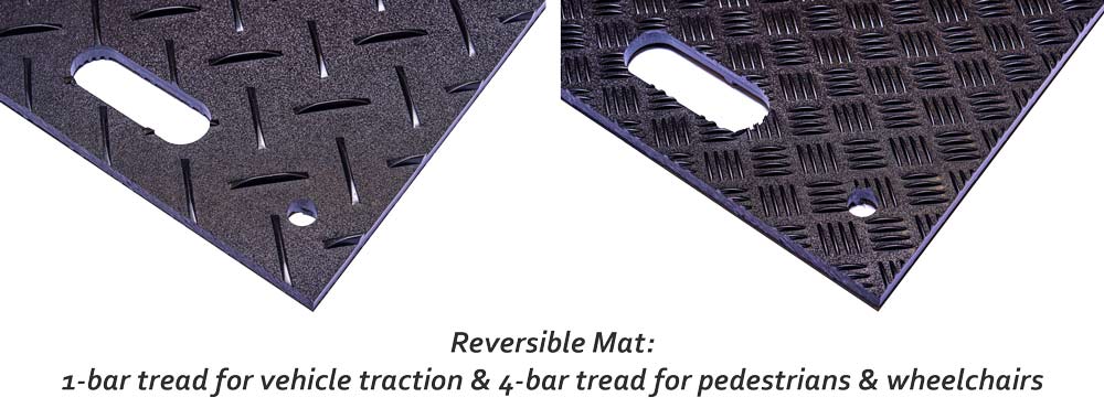 GroundShield Trackway Pro 60 Ground Protection Mat Reversible Traction