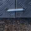 GSC-GroundShield-Connector-2-Way-Galvanised-in-use GroundShield Ground Protection Mats Connectors 2 Way Galvanised Connector in use