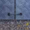 Heavy-Duty-Cable-Tie-in-use GroundShield Ground Protection Mats Connectors Cable Ties