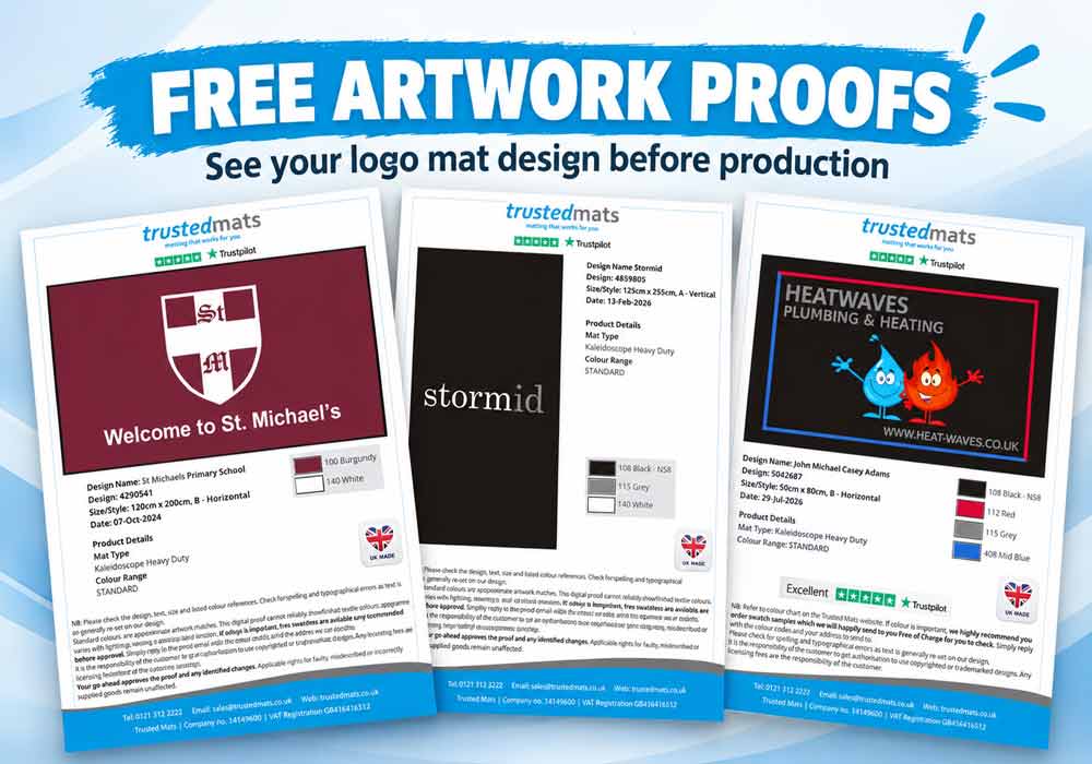 Logo Mats 14 Free Logo Mat Proofs
